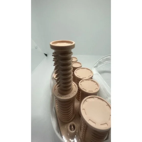 Conair Waves and Volume 10 Assorted Sizes Hot Rollers Includes Bag - Picture 6 of 7